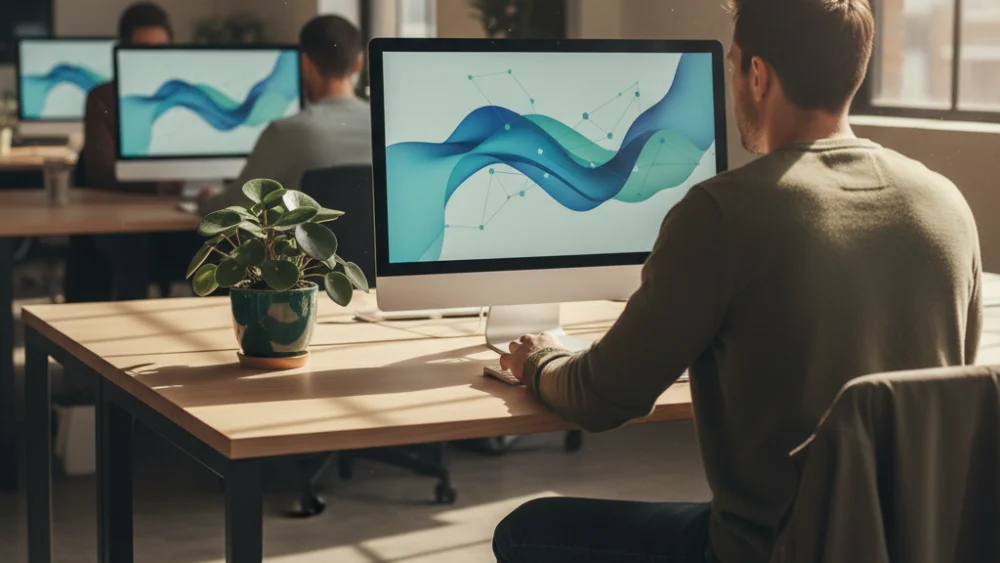 Agency team reviewing cold email campaign performance