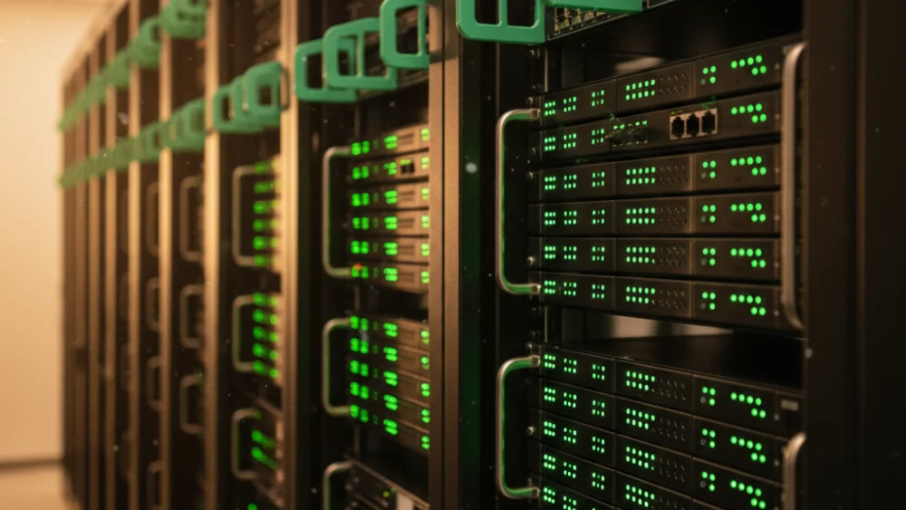 Network infrastructure representing email warmup and sending systems