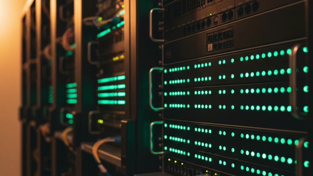 Server infrastructure representing owned email deliverability pipeline