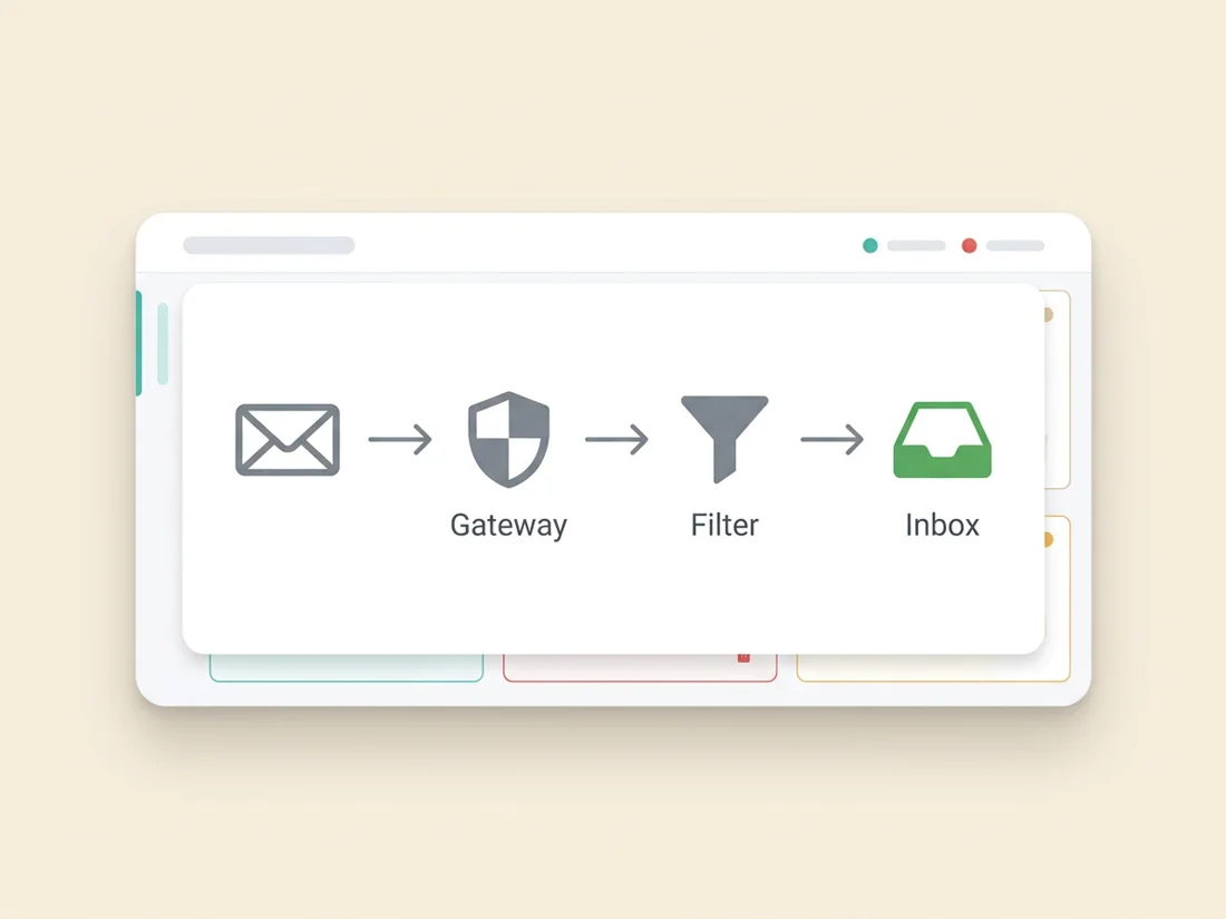 B2B email marketing deliverability gauntlet: gateway and filter layers before the corporate inbox